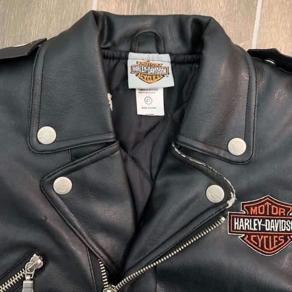 Harley Davidson Faux Leather Jacket - Picture 6 of 9